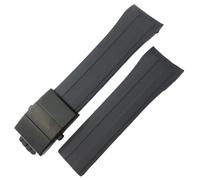 ANZOAT Rubber Watchband 21mm 22mm Replacement For MIDO M026 Ocean Star HydroConquest Waterproof Sport Watch Strap(Black black,22mm)