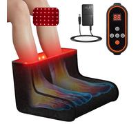 Anzqul Red Light Therapy for Feet, 320 LEDs Dual Wavelength Full Coverage Red Light Therapy for Feet with Adjustable Power and Time Controller