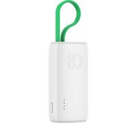 AO 5000mAh USB-C Power Bank for Mobile Phones - White, White