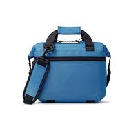 AO Coolers Expedition Canvas Soft-Sided Cooler Bag, Leak Proof, Insulated, Lunch & Travel Size, Ocean Blue, 9-Can