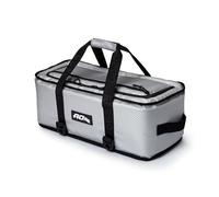 AO Coolers Stow-N-Go Carbon Soft Cooler, Low-Profile, Leakproof with High-Density Insulation, Holds Ice for 24 Hours, Silver, 24-Can