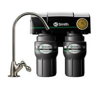 AO Smith Under Sink Water Filter System - Reduces PFAS, Lead, & Chlorine in Drinking Water - Under Counter Claryum Filtration for Kitchen - 2-Stage - AO-US-200