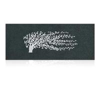AOAOPQ Door Mat Indoor Large Tree of Life Door Mat Outdoor 120x45 Cm Black Durable Non Slip Rubber Backed Mats Heavy Duty Front Welcome Floor Mats Inside Contemporary Rectangle Non Skid Backing