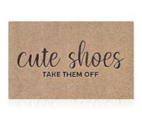 AOAOPQ Welcome Mat Indoor/Outdoor Large 24"x36" Rug, Brown, 61x91 cm (Rectangular), Non-Slip, Easy to Clean, Doormat