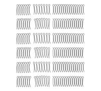Aoaoy 3-Set Twist Hair Clamp/Holder Kamm Fashionable Elastic Anti-evidence Metal Wire Hair Crate Clamp/Holder to Secure the