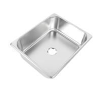 Aoaoy 304 Stainless Steel Bar Sink, Square Single Bowl RV Sink, Scratch Proof and Heatproof, Easy to Clean, 320x260x100mm for Motorhome, Boat, Kitchen, Bathroom