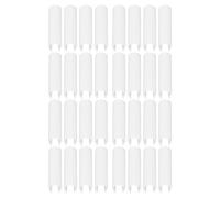 Aoaoy 32 PVC Greenhouse Pipe Clamp with Shade Cloths, Films for Pool Cover Clips, 6cm PVC Multifunctional Reusable Clamp for Pipes (White Small)