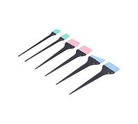 Aoaoy 6-part Silicone Hair Dye Brush Set for At Home, Hairdresser Hair Treatments, Colored Brush Hairdressing Tool Dyel