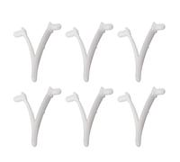 Aoaoy 6 Pieces Pool Supply V-Clamp/Holder for Pool-Spa Brush, Leaves, Leafy, Vacuum Head