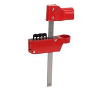 Aoaoy Adjustable Valve Lockout Tool, High Strength, 4 Hole, Aluminum Alloy, Sanitary Valve Handles, ForShutdown Maintenance, Warning Devices