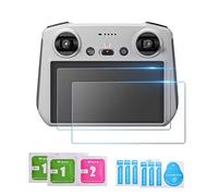 Aoaoy Anti-scratch 9H Super Hard Tempered Film, HD & Sensitive Touch, 2-Pack Screen Protector for Mini 3 Pro Drone Smart Remote Control with Easy Adsorption (As shown in the figure)