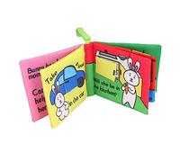 Aoaoy Baby Cloth Book Soft Cute Visual Development Toddlers Cognitive Book Early Educational Toy