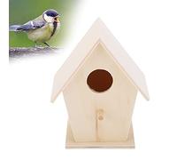 Aoaoy Bird House, Composite Board DIY Bird Houses and Wooden for Decorations, Inner gardens. Give Your a Feeling of Nature and You Will Be Happy (Single floor No. 3)