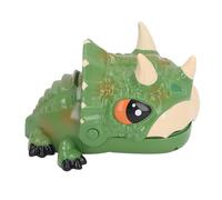 Aoaoy Biting Finger Toy Finger Biting Prank Toy Dinosaur Shaped Interesting Interactive Press Teeth Funny Game for Kids (Green)