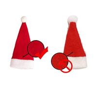 Aoaoy Christmas Best -cock Holder 15 * 15 * Brushed Fabric Santa Claus Costume Cutlery Holder Long -lived Cutter Fork Chopstick Decoration for Party Wedding Dining Table
