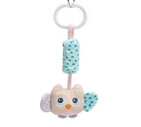 Aoaoy Cute Plush Baby Stroller Toy, Animal Shapes, Soft Material, Versatile Baby Rattles, Made with Comfort in Mind, for Learning (Owl 25cm / 9.8in)