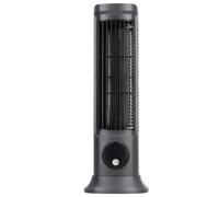 Aoaoy Desktop Tower Fan Quiet Portable 3 Adjustable Speeds Bladeless, Desk Cooling Fan with Standing Base for Bedroom Home Office Desktop USB Rechargeable Table Cooling