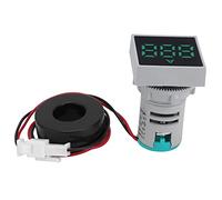 Aoaoy Digital Current Meter, AC AD16-22FSA, High Brightness Indicator Light, Low Power Consumption, Compact Size for Outdoor Use, with Great Accuracy (Green)
