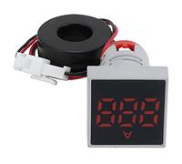 Aoaoy Digital Current Meter, AC AD16-22FSA, High Brightness Indicator Light, Low Power Consumption, Compact Size for Outdoor Use, with Great Accuracy (Red)