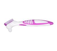 Aoaoy Double-Head Prosthesis Brush Cleaning Brush for Artificial Teeth, Double-Sided Portable Prosthetic Toothbrush for Cleaning Artificial Teeth