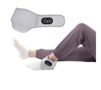 Aoaoy Electrical Footrest Pillow, Electric Ankle Heating Pillows, Time -Controlled Temperature Control, Heated Ankle Wraps, Foot Warmer for The Home Office (Light Gray)