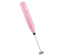 Aoaoy Electrical Milk Shaker Egging, Rechargeable Milk Frother Electric Coffee Mixer Handheld Egg Beaitte Household Kitchen Tools (Pink)