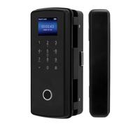 Aoaoy Fingerprint Keypad Entry Door Lock, Smart Password Access Card with Keypad, Semiconductor Keyless Biometric Entry System, Touch Screen Doorbell Office Apartment Residence Villa