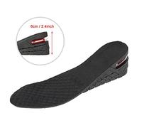 Aoaoy Four Layers Adjustable Height Increase Insole Unisex Pu Heel Lift Height Higher Insole (3 Tier)
