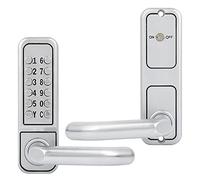 Aoaoy High Sensitivity Metal Password Lock for Office, Interior, Wooden Doors, No Battery Power, Easy to Install, Strong and Durable. Suitable for Indoor, Outside The Door.