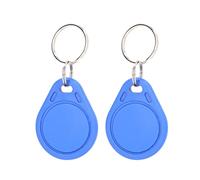 Aoaoy Key Fob, 100 Pieces Readable Door Access Control Keychain for Residential Apartment Bus, Thick Copper Wires, ABS Material, High Precision (IC Card)