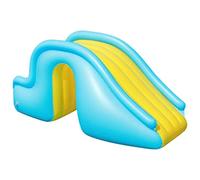Aoaoy Kids Inflatable Pool Water Slide Summer Swimming Pool Supplies Accessories, Foldable Blow Up Slide Non-Slip Family Gatherings Ramp Children Water Play Toy for Park Home Beach (blue)
