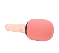 Aoaoy Kids Microphone Speaker 5.2 Smart Noise Reduction High Sensitivity Singing Mic Machine for Home (Pink)
