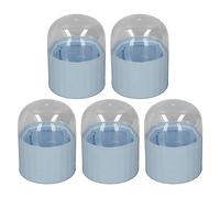 Aoaoy Makeup Sponge Case, Beauty Egg Holder, Transparent Cover, Removable Drying Rack, Makeup Sponge Holder