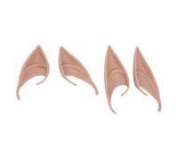 Aoaoy Rubber Elf Ears, Easily Fixed & Reusable & Soft, Skin Friendly Material, Accessories for Halloween, Zombie Party Supplies