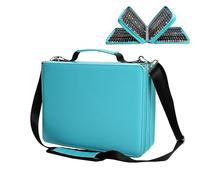 Aoartix Blue Marker Case, 168 Slots Alcohol Marker Case Markers Carrying Bag Holder for Art Sketch Marker, Permanent Paint Marker, Dry Erase Marker, Repair Marker Pen, Color Highlighte Art Supplies