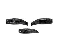 AOBANIT Compatible with Mercedes A B C E S GLC CLA GLA GLE GLS CLS GLK ML Class W205 W213 W212 W176 W204 Car Shift Lever Wiper Rod Trim Cover (Color : Carbon Fiber)