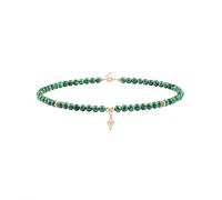 Aobei Pearl Boho Malachite Beaded Choker, Chakra Gemstone Necklace for Women, 18k Gold Star Charm Pendant Necklace