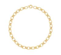 Aobei Pearl Dainty 18K Gold Chunky Chain Choker Thick Paperclip Oval Link Necklace for Women Minimalist Spring Ring Sailor Clasp Jewelry 18”