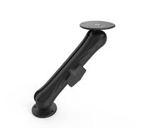 Aobelieve Aluminum Fish Finder Mount for Humminbird PiranhaMAX 4 and Garmin Striker 4/Plus 4/Vivid 4cv, C-Size 1.5" Ball with 9.3" Arm, Heavy Duty Adjustable Marine Mount for Boat & Kayak, Black