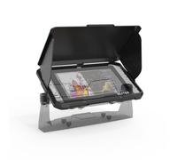 Aobelieve Foldable Sun Visor and Screen Protector Cover for Lowrance Elite FS 9 Fish Finder - Anti-Glare Shade Hood, Weather & Dust Shield, Durable ABS Construction, Black