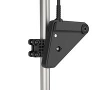 Aobelieve Pole Mount for Lowrance Eagle Eye 9 Transducer, Clamp-On Round Pipe Bracket for 0.78" to 1.96" Poles, Nylon Kayak Boat Transducer Mount with Stainless Steel Screws, Hex Key, Silicone Pad
