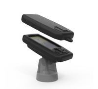 Aobelieve Silicone Protective Case for Garmin Striker Vivid 4cv / Striker Plus 4 Fish Finder, Body Cover with Removable Screen Cover, Carabiner Clip, Black