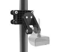 Aobelieve Transducer Pole Mount for Humminbird XNT 9 28 T and XNT 9 DI T | Fold-up angle adjustment, horizontal/vertical mounting, anti-slip texture with silicone pad, nylon body, stainless hardware