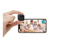 AOBOCAM Mini Camera for Home 4K HD Indoor 5H Battery Life Mini Wireless WiFi Security Camera APP Control Smallest Surveillance Camera for Room Nanny Cam with Motion Detection Night Vision (black 1)