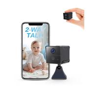 AOBOCAM Camera, 150 Day Standby Mini Wifi Camera 4K HD/Two-way Talk/AI Human Motion Detection Smallest Camera Indoor Wireless Wifi Nanny Cam With APP/Night Vision