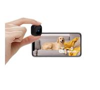AOBOCAM Mini Spy Hidden Camera 1080P, WiFi Security Camera with App, Motion Detection, Battery Power, Night Vision, SD Card & Cloud Storage for Home/Office/Store (S)