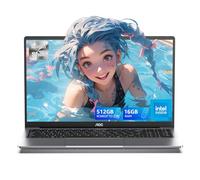 AOC 2025 Newest 13th N150 Laptop 15.6 inch with Quad-Core Processor Up to 3.6GHz (Beat N100/N97/N95), 16GB DDR4 RAM 512GB SSD Notebook with Metal Body, FHD,WiFi 2.4/5,BT5, USB3.2,TF, 5000mAh Battery