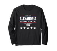 AOC 2028 for President Alexandria Ocasio Cortez Democrat Long Sleeve T-Shirt