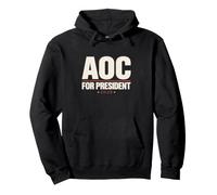 AOC 2028 For President Alexandria Ocasio Cortez Democrat Pullover Hoodie