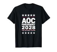 AOC 2028 for President Alexandria Ocasio Cortez Democrat T-Shirt
